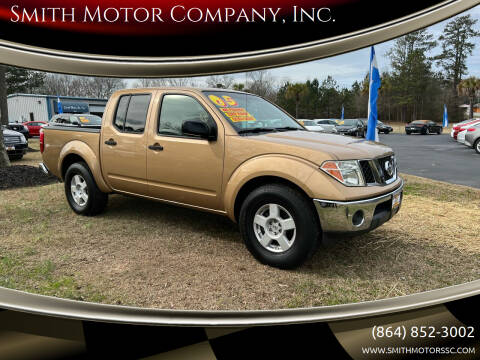 2005 Nissan Frontier for sale at Smith Motor Company, Inc. in Mc Cormick SC