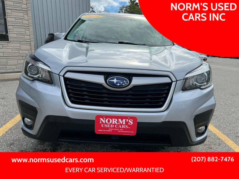 2019 Subaru Forester for sale at NORM'S USED CARS INC in Wiscasset ME