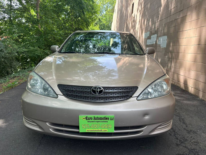 2002 Toyota Camry for sale at Euro Automotive LLC in Falls Church VA