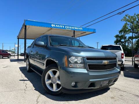 2008 Chevrolet Avalanche for sale at Quality Investments in Tyler TX
