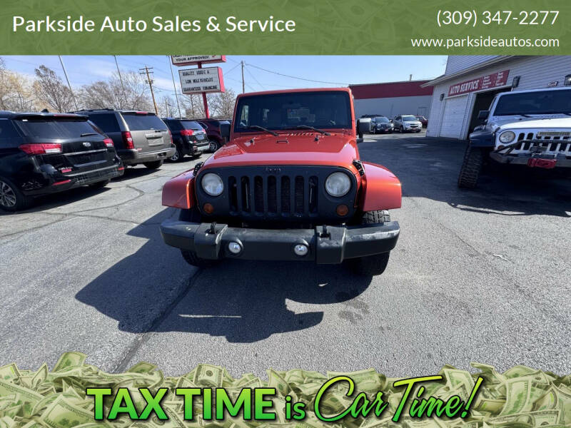 2009 Jeep Wrangler Unlimited for sale at Parkside Auto Sales & Service in Pekin IL