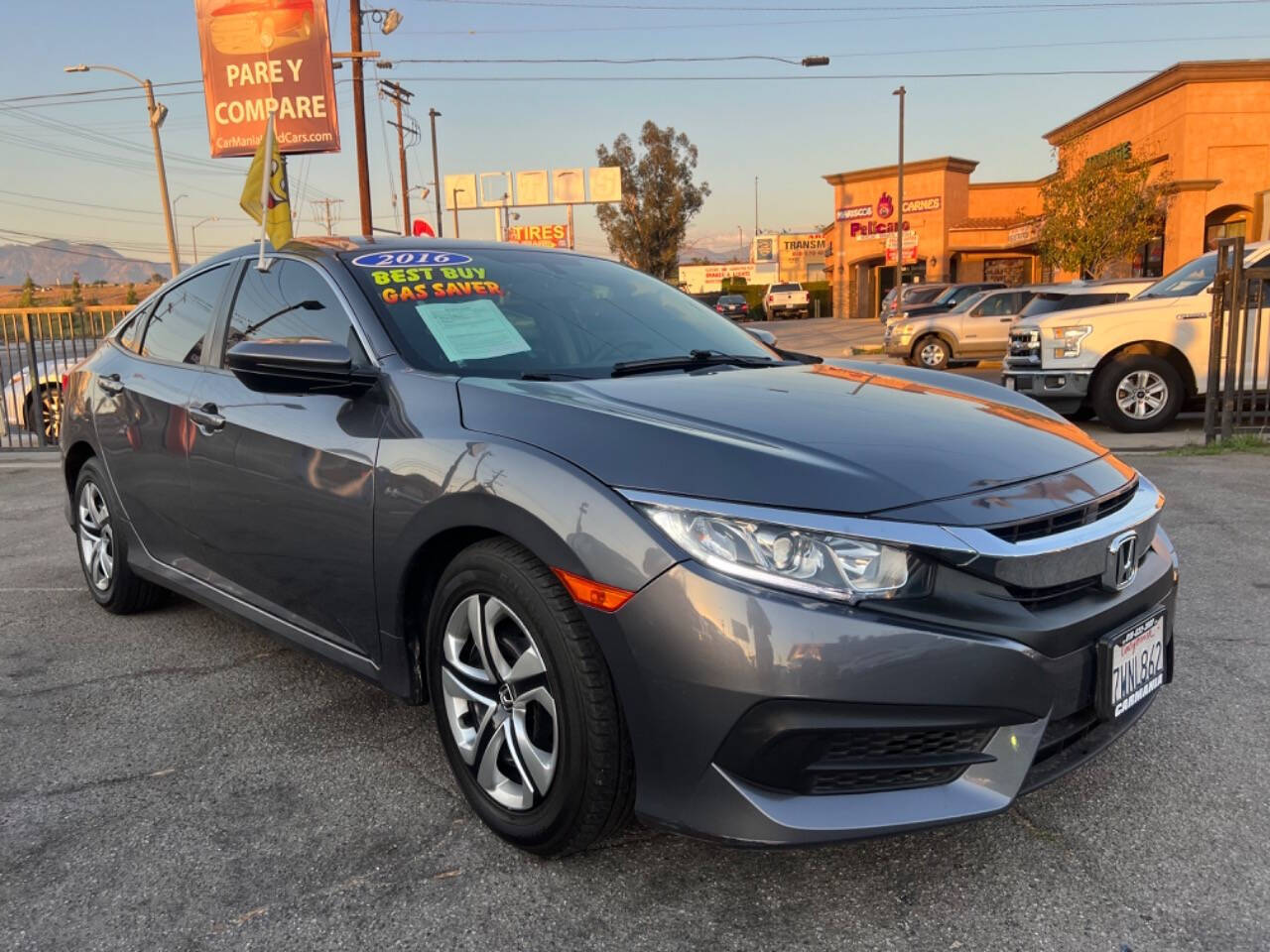 2016 Honda Civic for sale at Carmania in Panorama City, CA