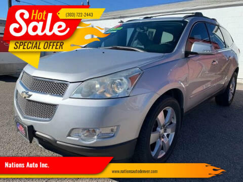2010 Chevrolet Traverse for sale at Nations Auto Inc. in Denver CO