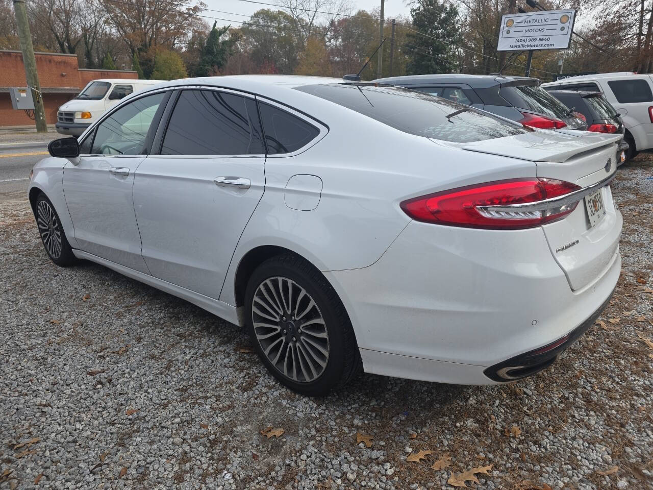 2018 Ford Fusion for sale at DealMakers Auto Sales in Lithia Springs, GA