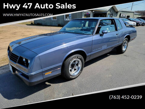 1983 Chevrolet Monte Carlo for sale at Hwy 47 Auto Sales in Saint Francis MN