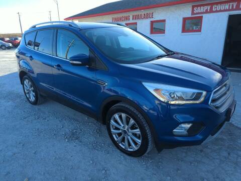 2017 Ford Escape for sale at Sarpy County Motors in Springfield NE