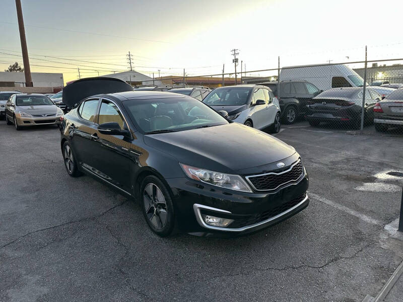 2013 Kia Optima Hybrid for sale at CONTRACT AUTOMOTIVE in Las Vegas NV