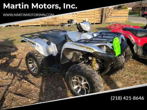 2017 Yamaha 700 Grizzly for sale at Martin Motors, Inc. in Chisholm MN
