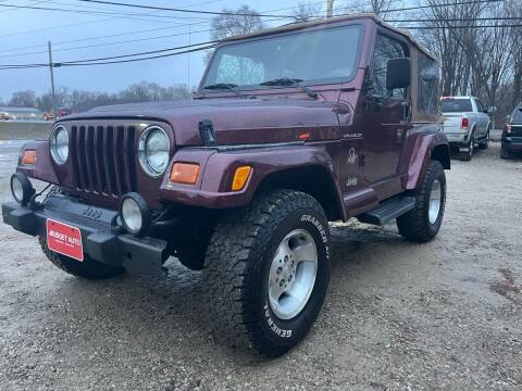 2002 Jeep Wrangler for sale at Budget Auto in Newark OH