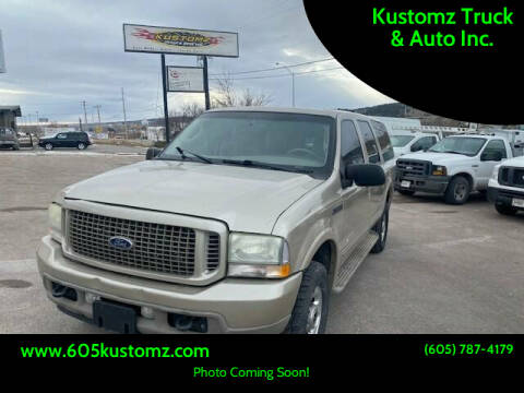 2004 Ford Excursion for sale at Kustomz Truck & Auto Inc. in Rapid City SD
