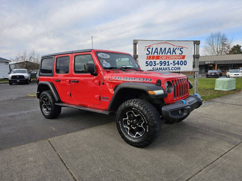 2021 Jeep Wrangler Unlimited for sale at Woodburn Trailers in Woodburn OR