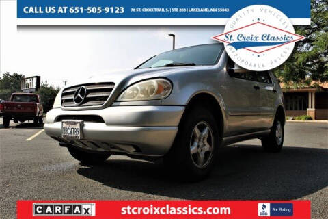 2001 Mercedes-Benz M-Class for sale at St. Croix Classics in Lakeland MN
