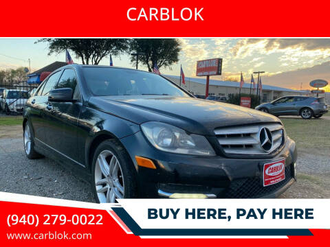 2013 Mercedes-Benz C-Class for sale at CARBLOK in Lewisville TX