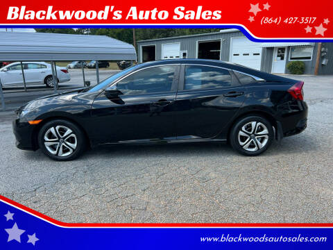 2017 Honda Civic for sale at Blackwood's Auto Sales in Union SC