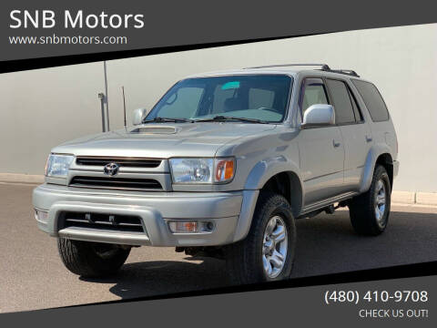 2001 Toyota 4Runner for sale at SNB Motors in Mesa AZ