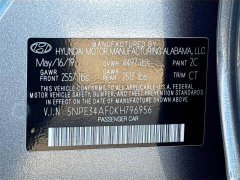 2019 Hyundai Sonata SEL