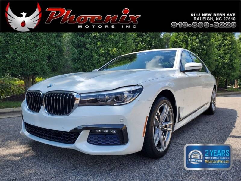 2017 BMW 7 Series for sale at Phoenix Motors Inc in Raleigh NC