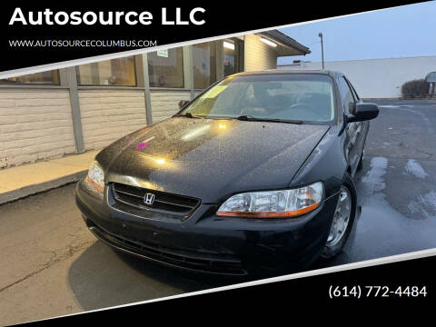 1999 Honda Accord for sale at Autosource LLC in Columbus OH