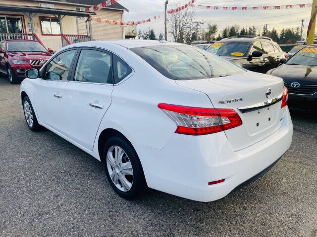 2014 Nissan Sentra for sale at New Creation Auto Sales in Everett, WA