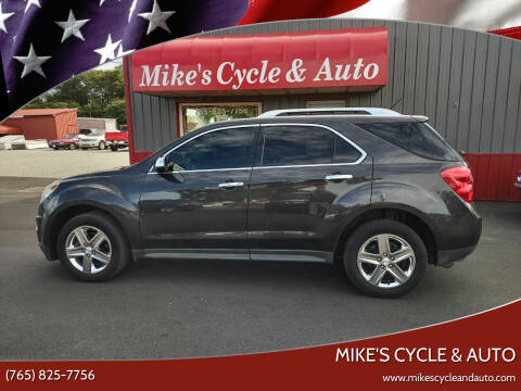 2015 Chevrolet Equinox for sale at MIKE'S CYCLE & AUTO in Connersville IN