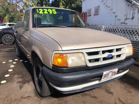 1994 Ford Ranger for sale at PACIFIC ISLAND AUTO SALES in Wahiawa HI