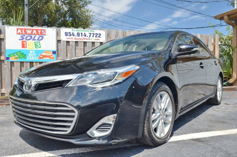2015 Toyota Avalon for sale at ALWAYSSOLD123 INC in Fort Lauderdale FL