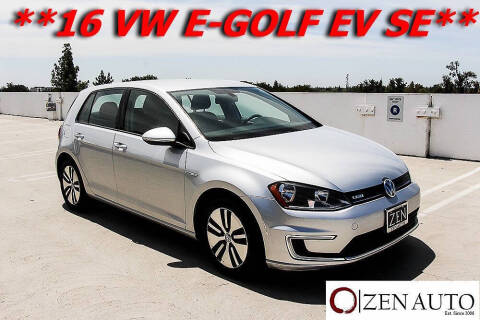 2016 Volkswagen e-Golf SE