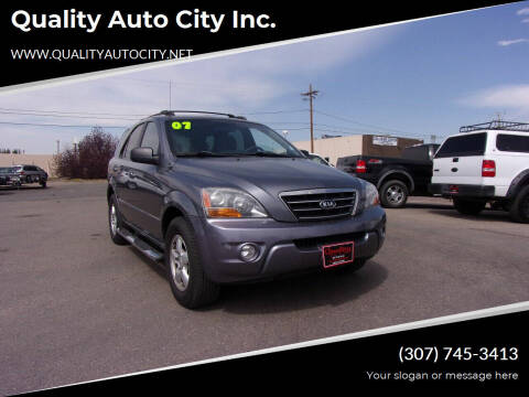 2007 Kia Sorento for sale at Quality Auto City Inc. in Laramie WY