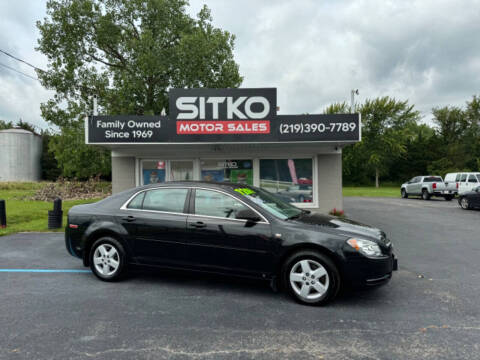 2008 Chevrolet Malibu for sale at SITKO MOTOR SALES INC in Cedar Lake IN