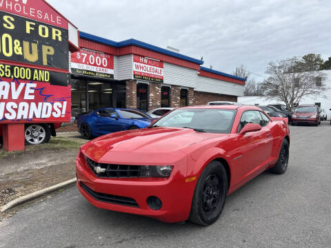 2012 Chevrolet Camaro for sale at HW Auto Wholesale in Norfolk VA