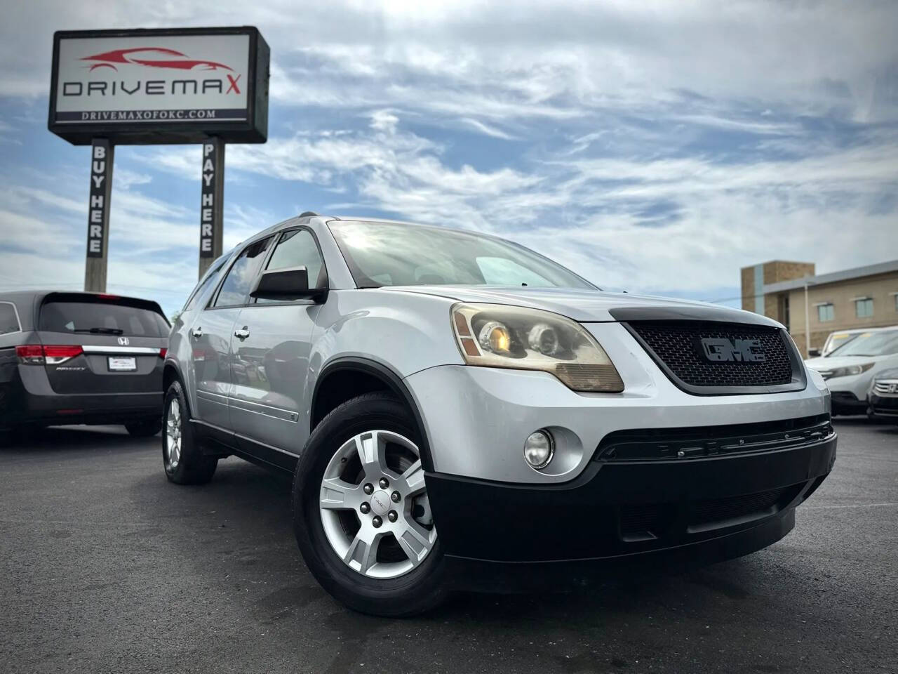 Silver 2010 GMC Acadia SLE SLE 4dr SUV 1