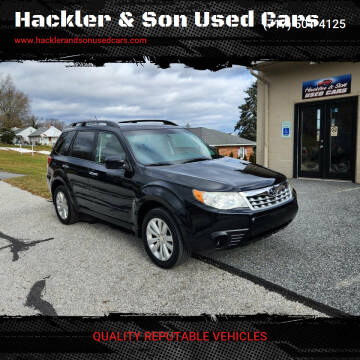 2012 Subaru Forester for sale at Hackler & Son Used Cars in Red Lion PA