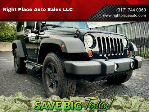 2013 Jeep Wrangler for sale at Right Place Auto Sales LLC in Indianapolis IN