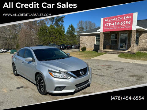 2018 Nissan Altima for sale at All Credit Car Sales in Milledgeville GA