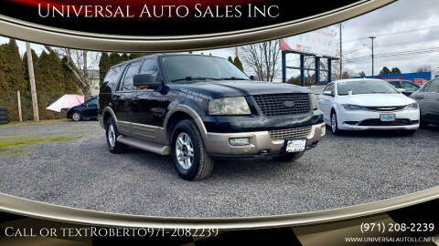2003 Ford Expedition for sale at Universal Auto Sales Inc in Salem OR