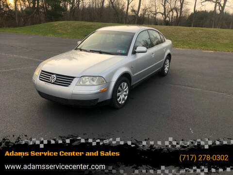 2003 Volkswagen Passat for sale at Adams Service Center and Sales in Lititz PA