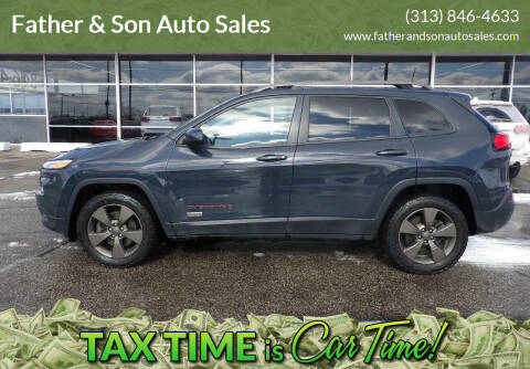 2017 Jeep Cherokee for sale at Father & Son Auto Sales in Dearborn MI