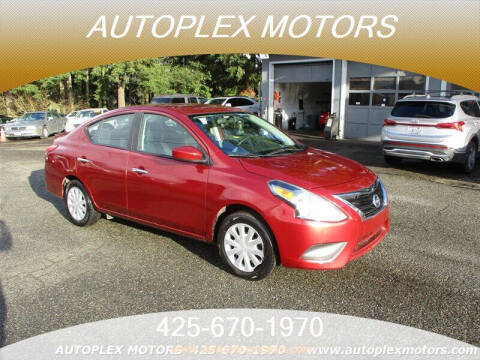 2019 Nissan Versa for sale at Autoplex Motors in Lynnwood WA