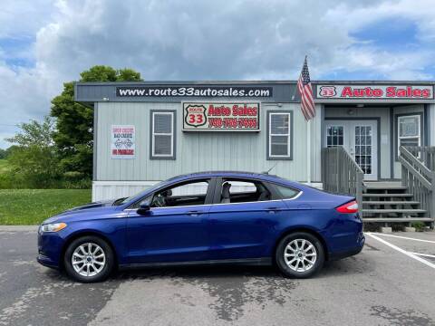 2015 Ford Fusion for sale at Route 33 Auto Sales in Carroll OH