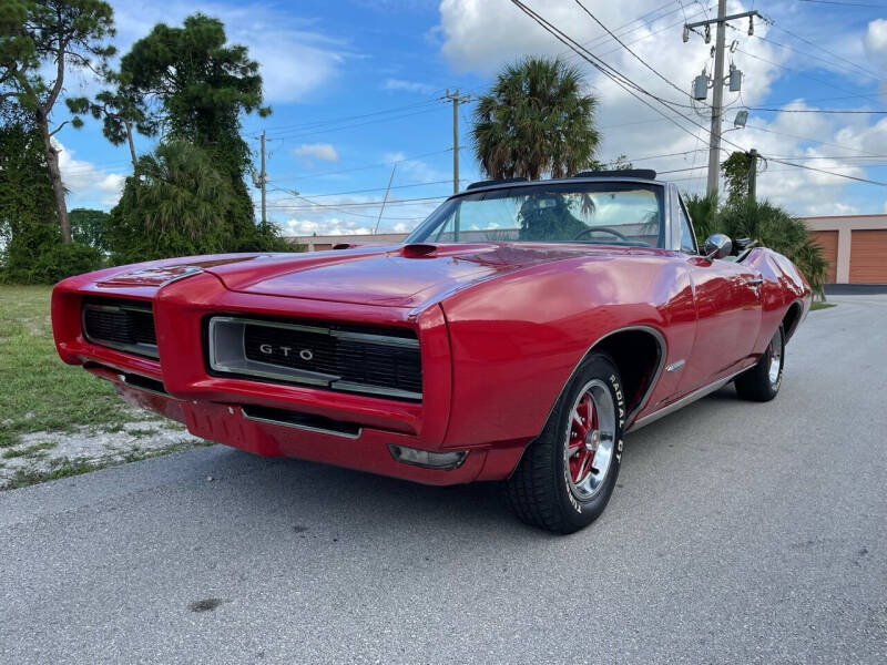 1968 Pontiac GTO for sale at American Classics Autotrader LLC in Pompano Beach FL