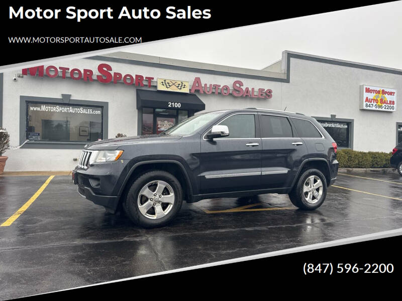 2012 Jeep Grand Cherokee for sale at Motor Sport Auto Sales in Waukegan IL