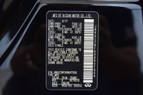 2017 Infiniti QX80 Signature Edition