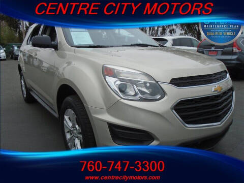 2016 Chevrolet Equinox for sale at Centre City Motors in Escondido CA