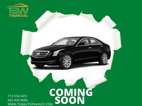 2018 Cadillac ATS for sale at TSW Financial, LLC. in Houston TX