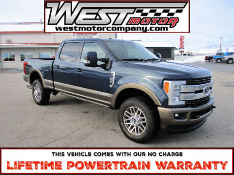 2018 Ford F-350 Super Duty for sale at West Motor Company in Hyde Park UT