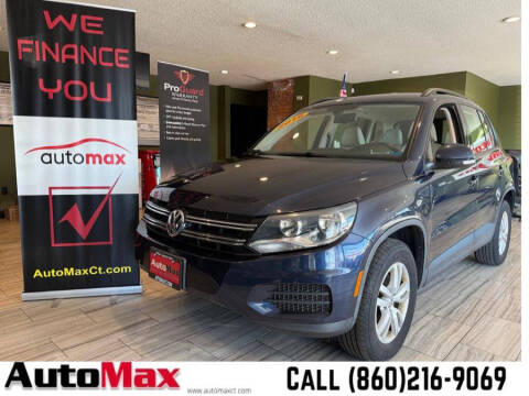 2016 Volkswagen Tiguan for sale at AutoMax in West Hartford CT