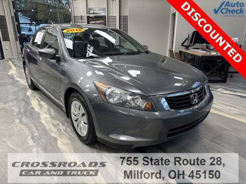 2010 Honda Accord for sale at Crossroads Car & Truck in Milford OH