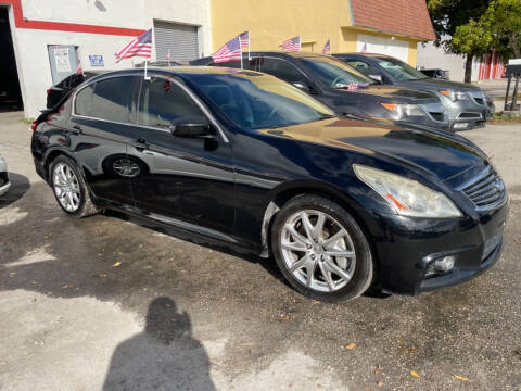 2011 Infiniti G37 Sedan for sale at KINGS AUTO SALES in Hollywood FL