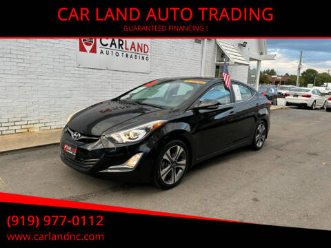 2016 Hyundai Elantra for sale at CAR LAND  AUTO TRADING in Raleigh NC