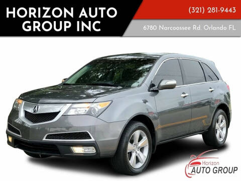 2010 Acura MDX for sale at HORIZON AUTO GROUP INC in Orlando FL